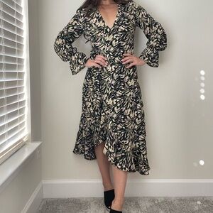 Kittenish City Chic Wrap Dress - size small